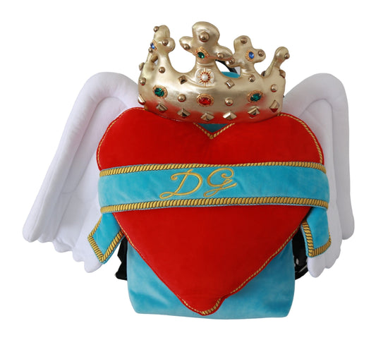 Dolce & Gabbana Jeweled Heart Wings Rucksack