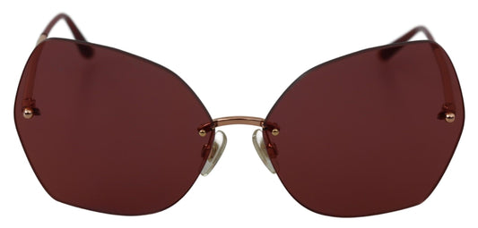 Dolce & Gabbana rote 100% UV-Schutz-Sonnenbrille