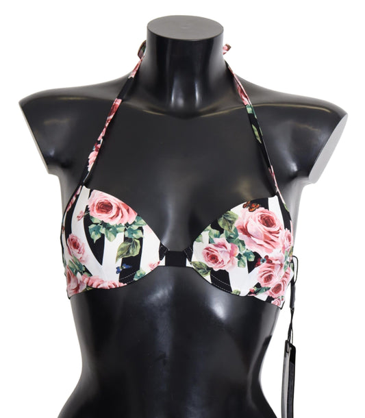 Dolce & Gabbana Bikini-Oberteil mit Rosenmuster