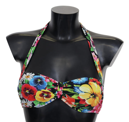 Dolce & Gabbana Florale Eleganz Bikini-Oberteil