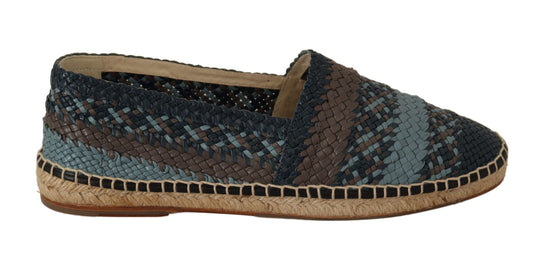 Dolce &amp; Gabbana Elegant espadrilles in woven leather