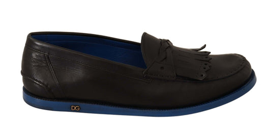 Dolce & Gabbana Italienische Luxus Leder Tassel Loafers