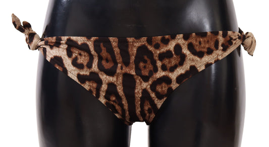 Dolce & Gabbana Bikini-Unterteil mit Leopardenmuster