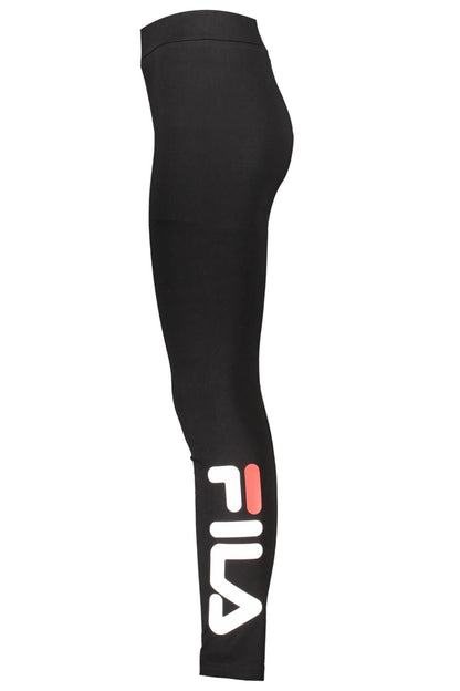 Fila Elastische Leggings mit hohem Bund und Logodruck