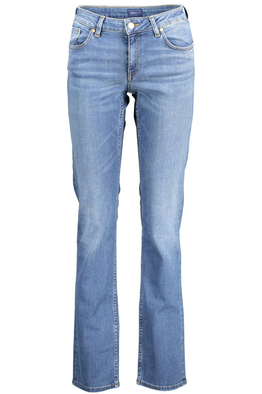 Gant blaue Slim-Fit-Jeans mit verwaschenem Schnitt