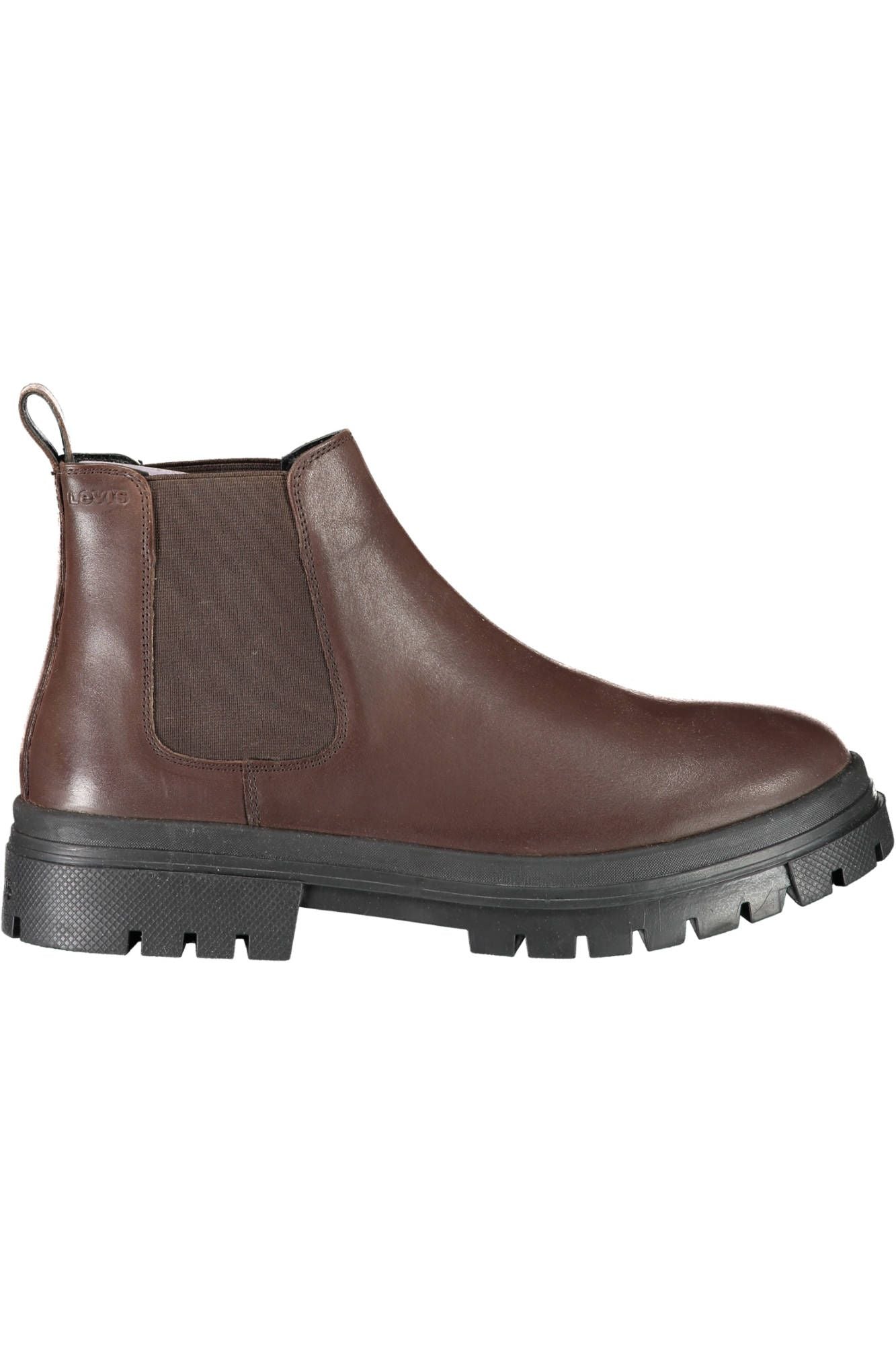 Levi's braune Stiefelette mit seitlichem Gummizug