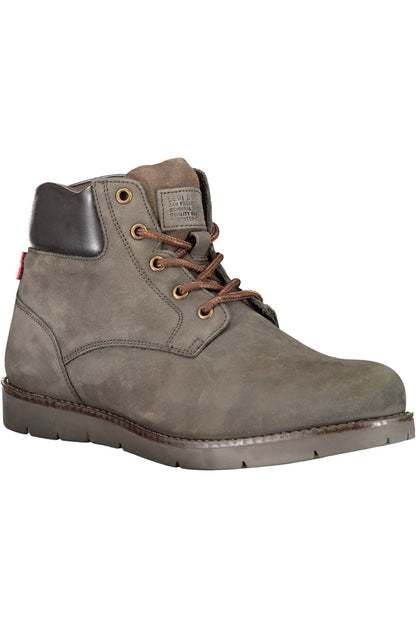 Levi's Rustikale braune Ankle Lace-Up Stiefel