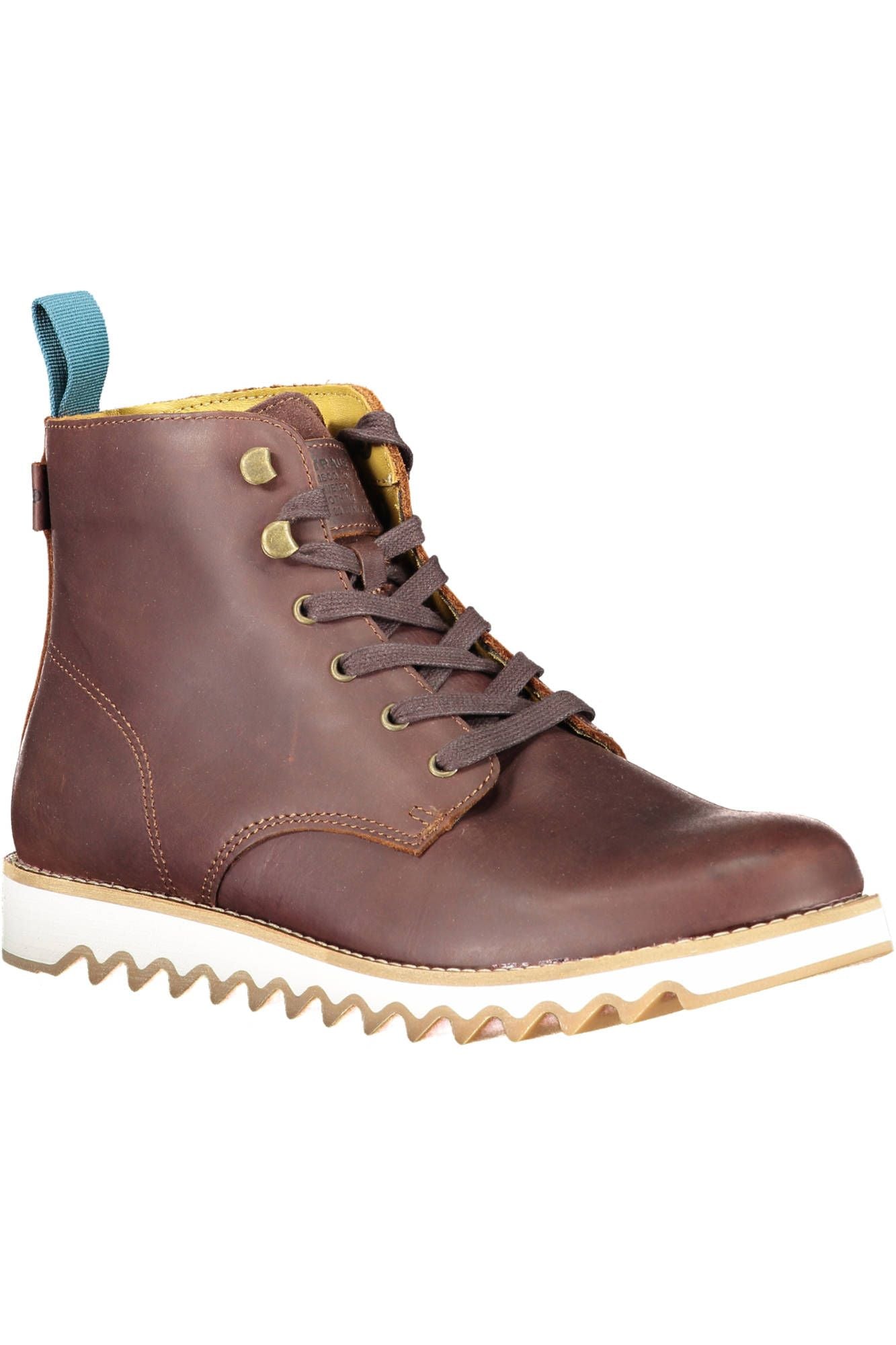 Levi's braune Schnürstiefel mit kontrastierender Sohle