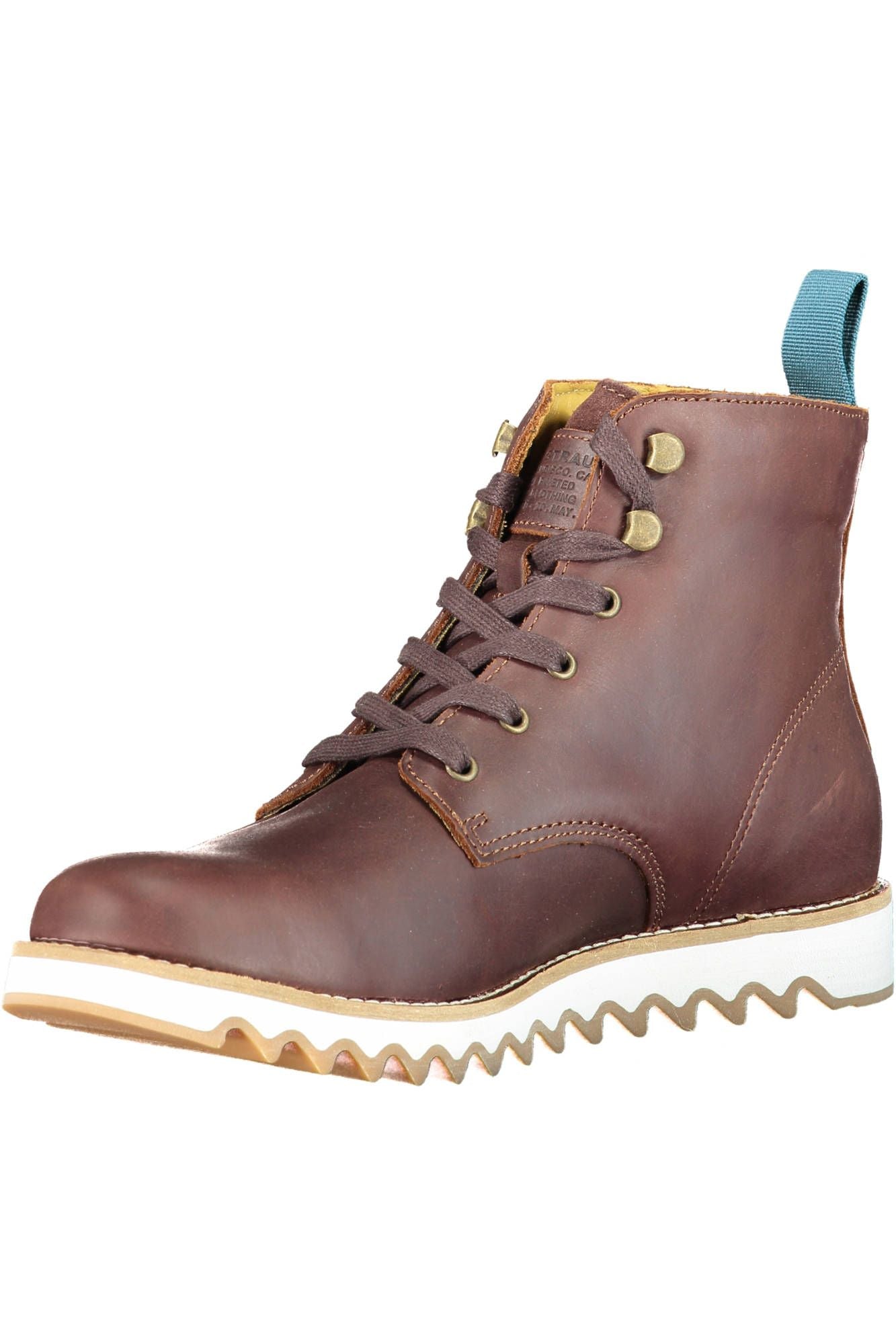 Levi's braune Schnürstiefel mit kontrastierender Sohle