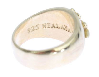 Nialaya Silber Statement Herrenring