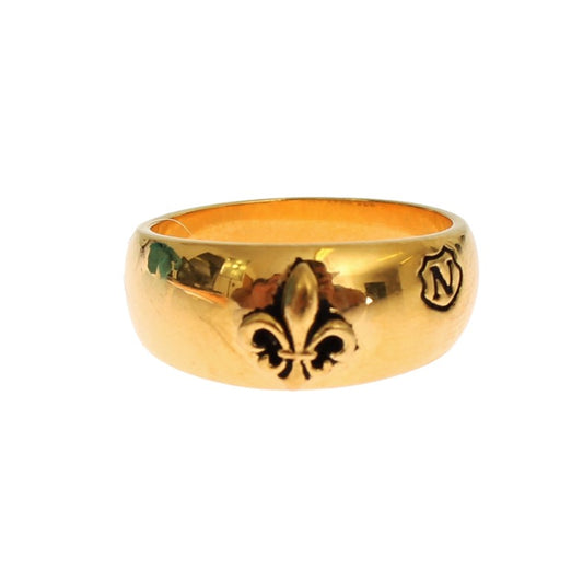 Nialaya Exclusive gold-plated men's ring