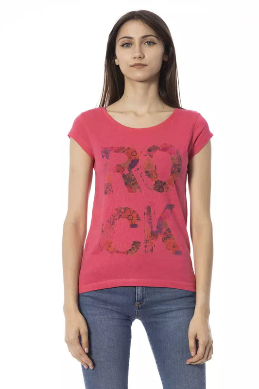 Trussardi Action Rosa Kurzarm Fashion Tee