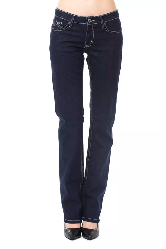 Ungaro Fever Schicke blaue Regular Fit Premium Jeans