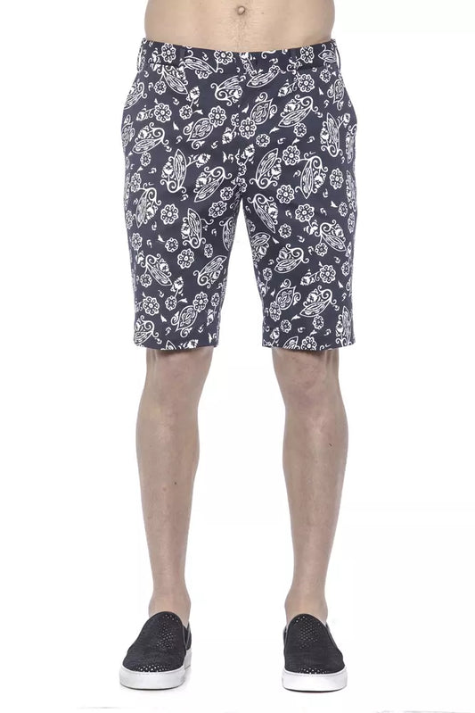 PT Torino Bermudashorts Muster blau