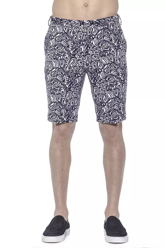 PT Torino Bermudashorts Muster blau