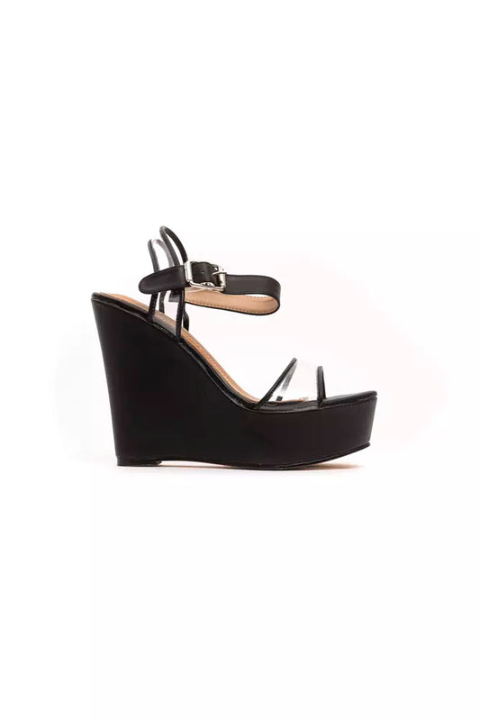 Péché Originel wedge sandals black