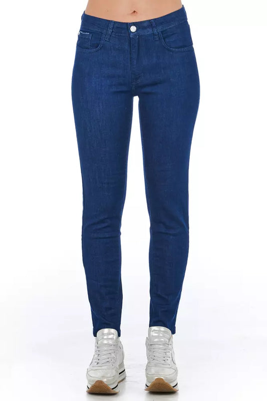 Frankie Morello Schicke Multi-Pocket-Skinny-Denim