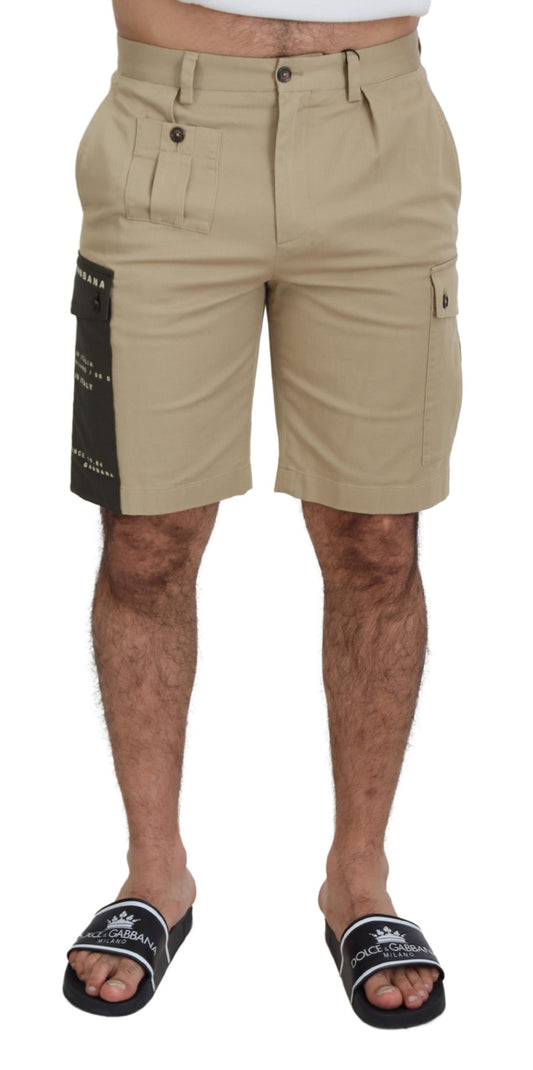 Dolce & Gabbana Cotton-Shorts beige