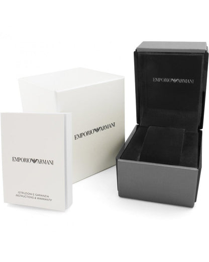 Emporio Armani Elegantes Silber Chronograph Zeitmesser