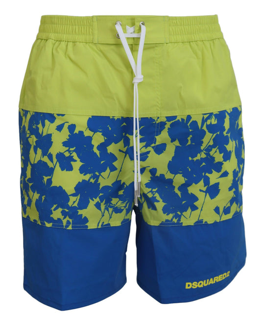 Dsquared² Exquisite Blau Grün Badeshorts Boxer