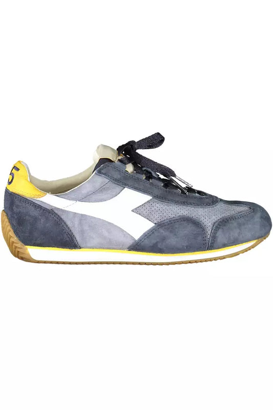 Diadora blaue Schnürsenkel-Sportschuhe