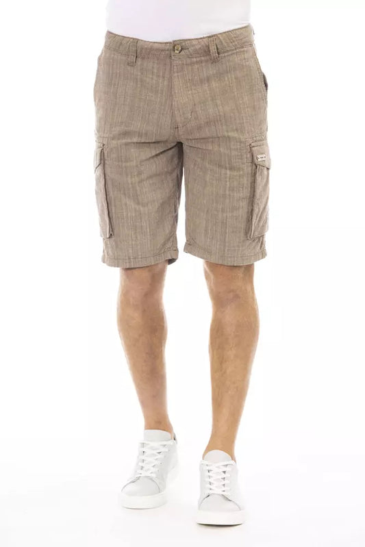 Baldinini Trend Cotton Cargo-Shorts braun