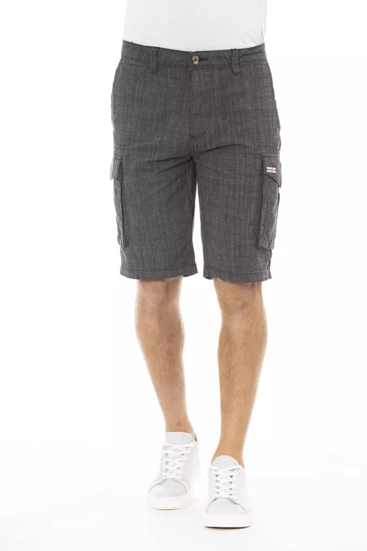 Baldinini Trend Cotton Cargo-Shorts schwarz