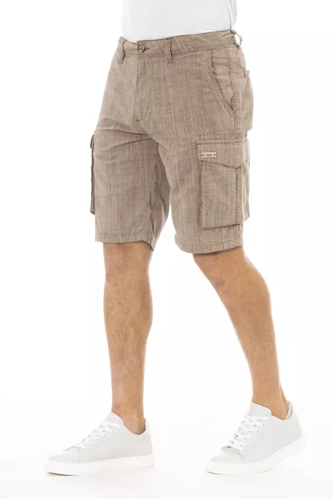 Baldinini Trend Cotton Cargo-Shorts braun