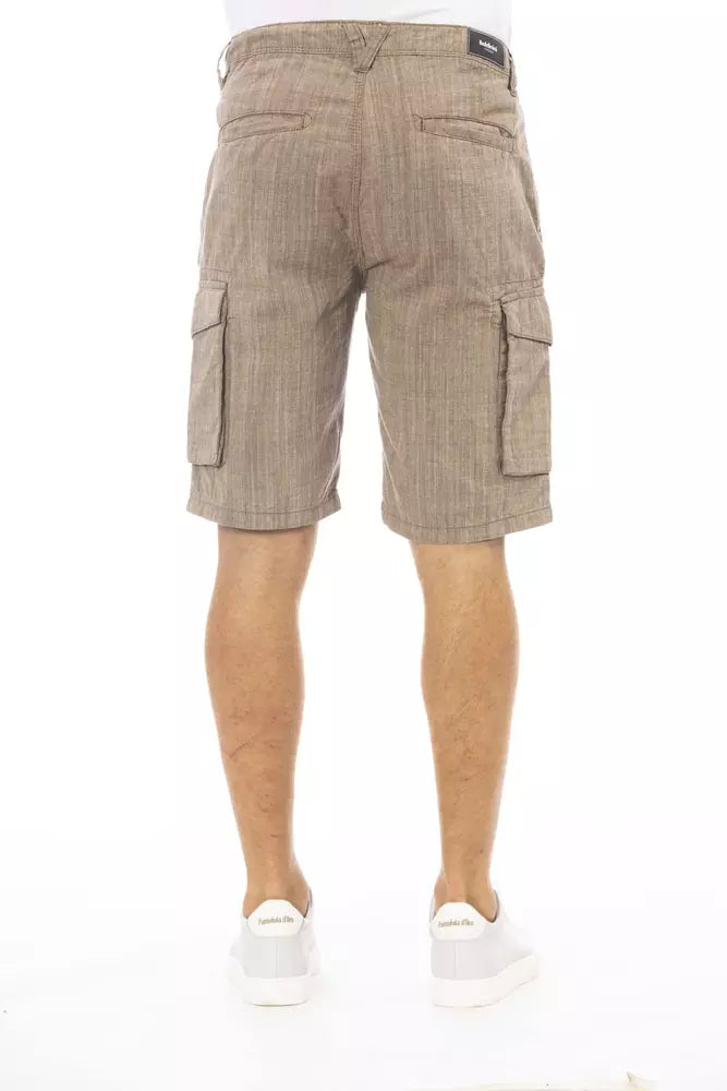 Baldinini Trend Cotton Cargo-Shorts braun