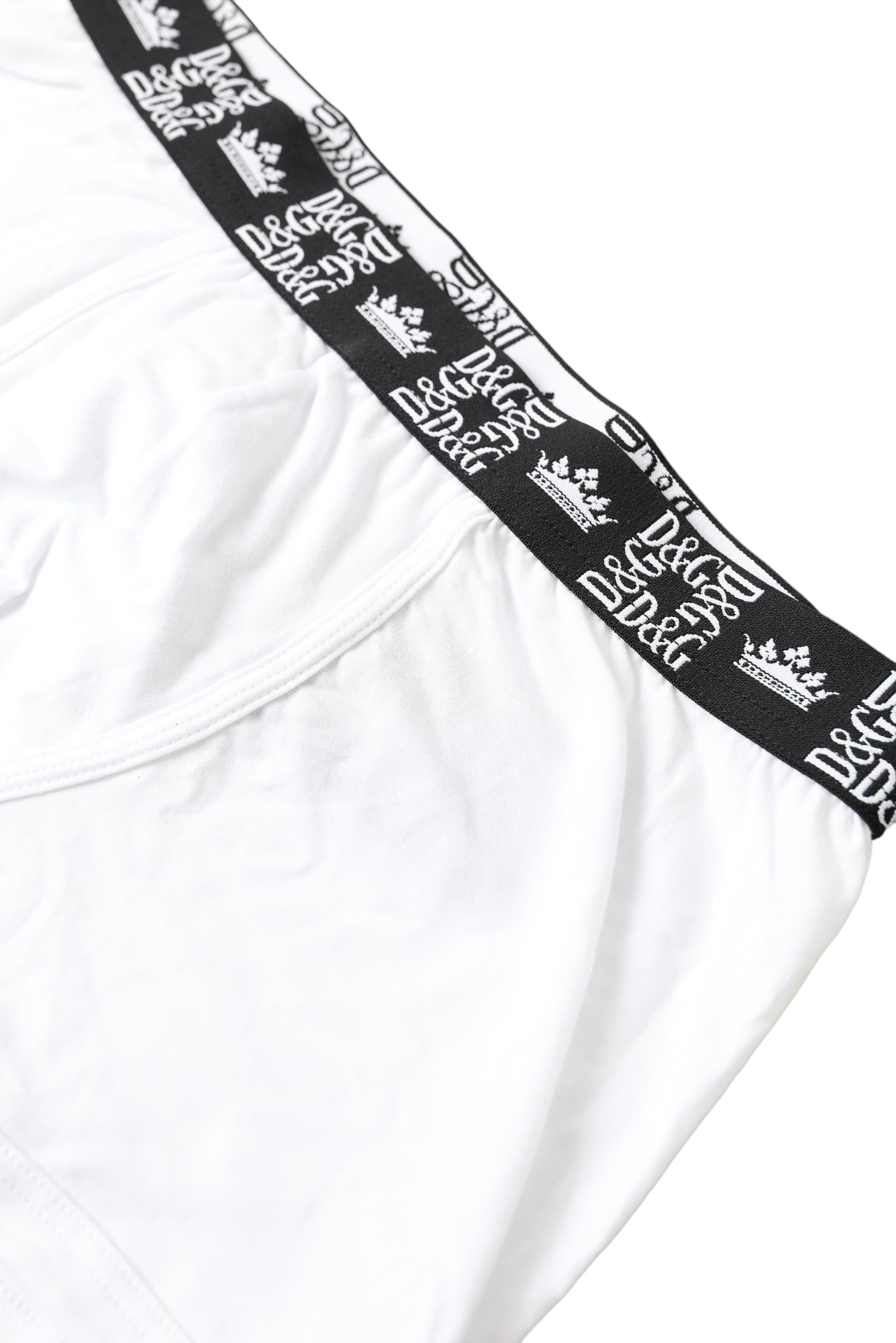 Dolce & Gabbana Elite White Cotton Stretch Boxershorts