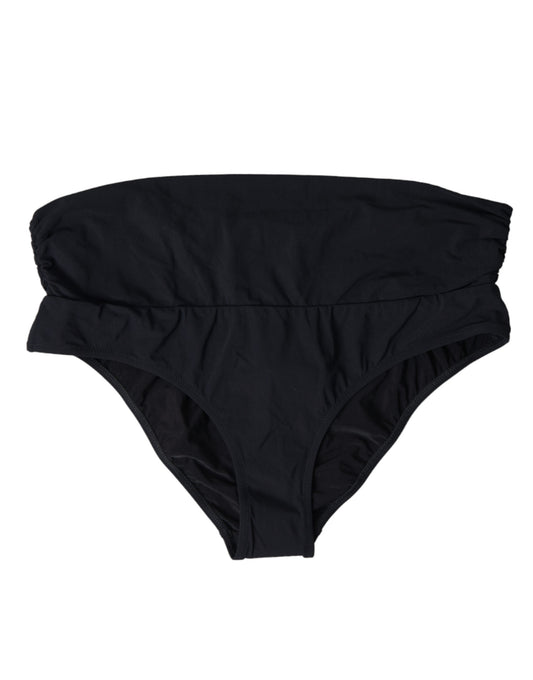 Dolce &amp; Gabbana Elegant Black Bikini Bottom