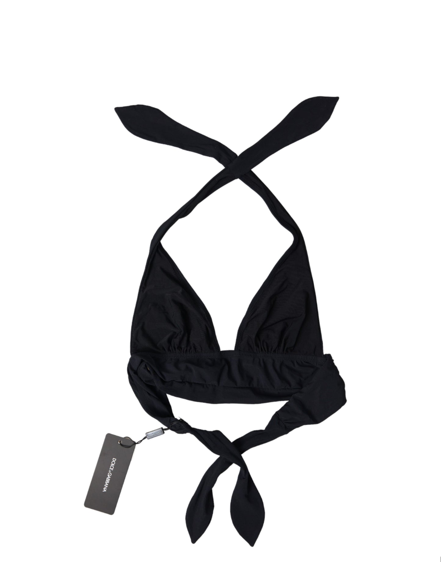 Dolce & Gabbana Elegantes schwarzes Bikini-Oberteil