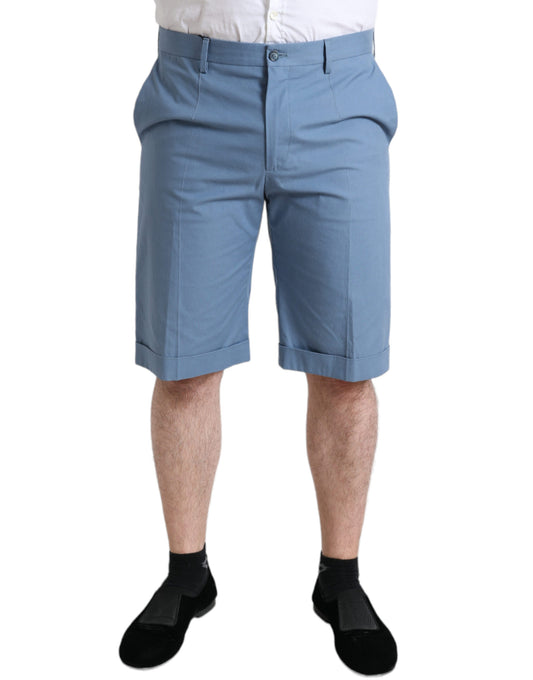 Dolce & Gabbana Cotton Bermudashorts blau