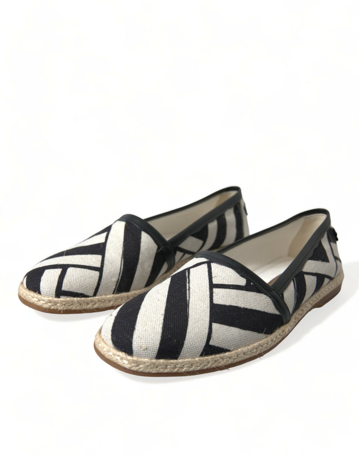 Dolce & Gabbana Espadrilles aus gestreiftem Canvas