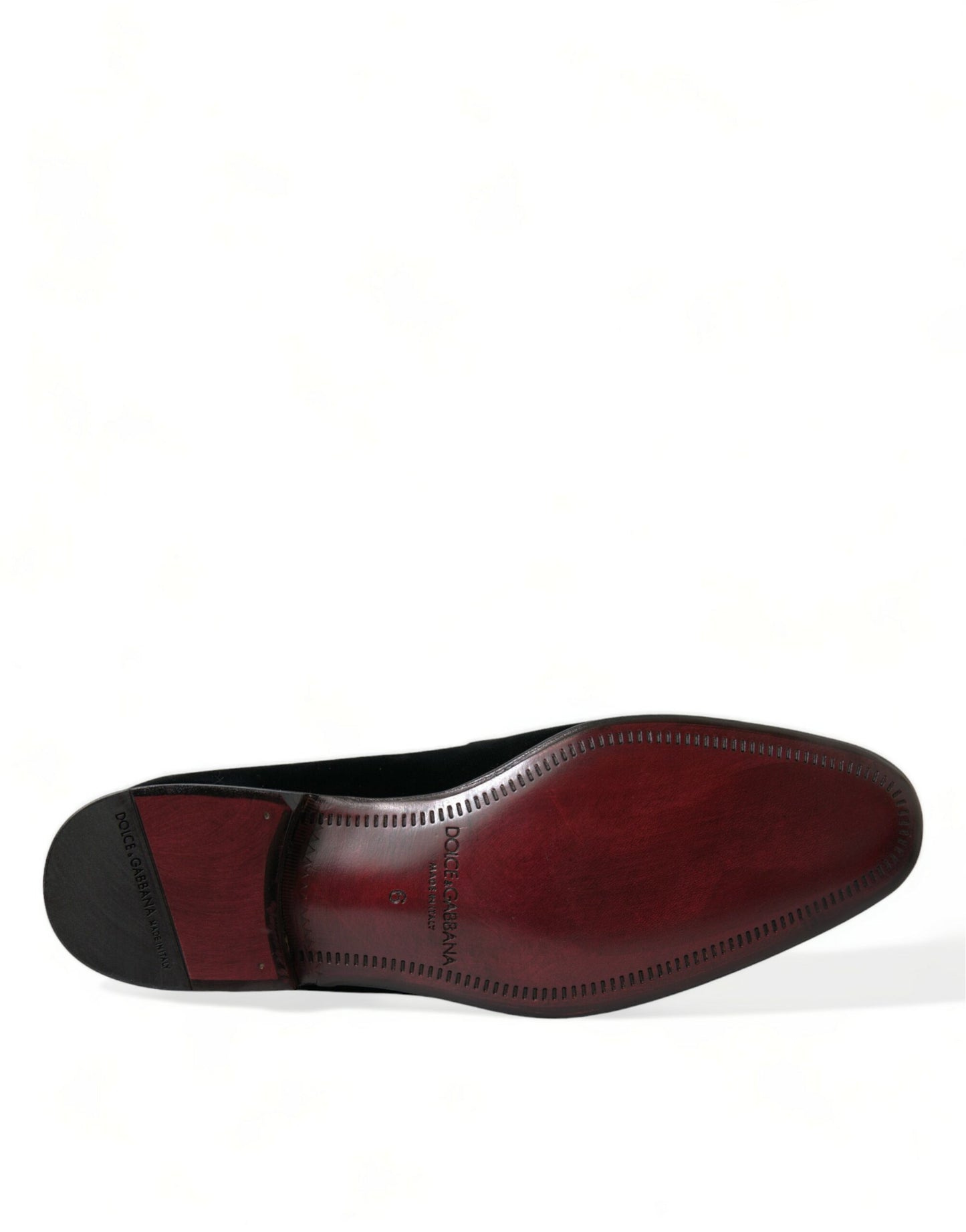 Dolce & Gabbana Elegante Loafers aus schwarzem Samt - Herren-Luxus-Schuhe