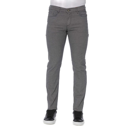 Trussardi Cotton-Jeans grau