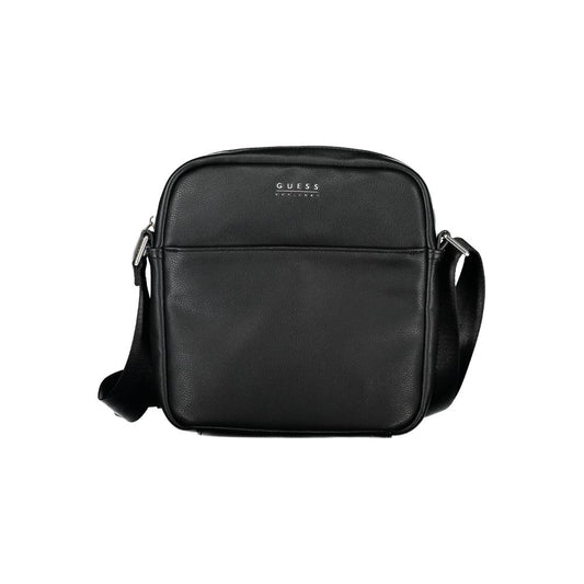 Borsa a tracolla Guess Jeans Slim in polietilene nero