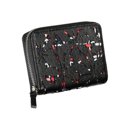 Desigual Elegante schwarze Brieftasche