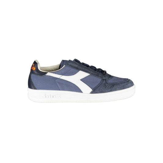 Diadora Chic Blue Contrast Lace Up Sneakers