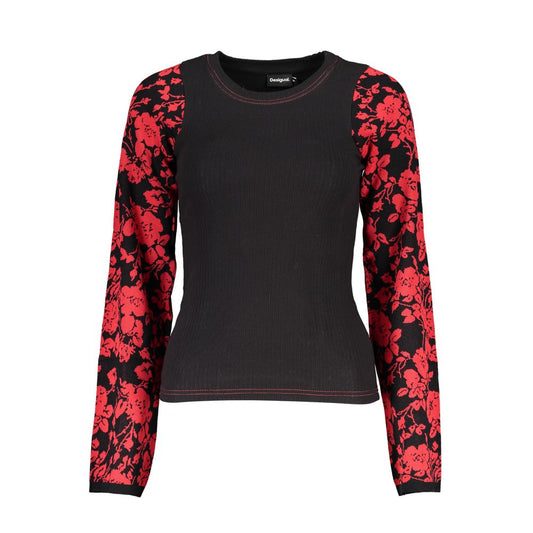 Desigual Chic sweater with round neck and contrasting details