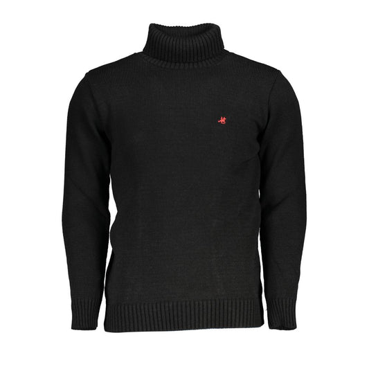 U.S. Grand Polo Eleganter Rollkragenpullover mit Stickerei