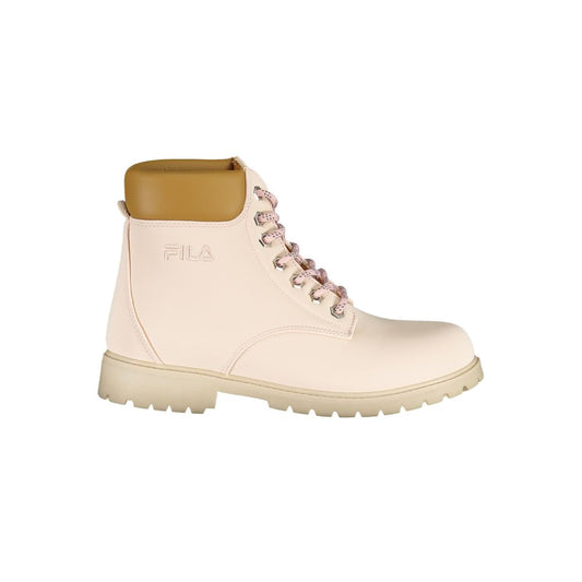 Fila Schicke rosa Schnürstiefel mit Stickereidetails