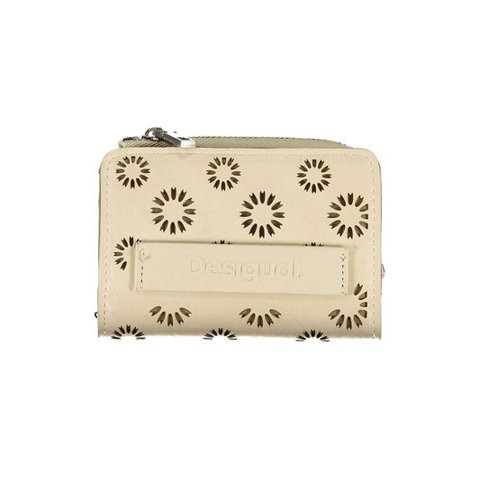 Desigual Beige Polyethylen Brieftasche