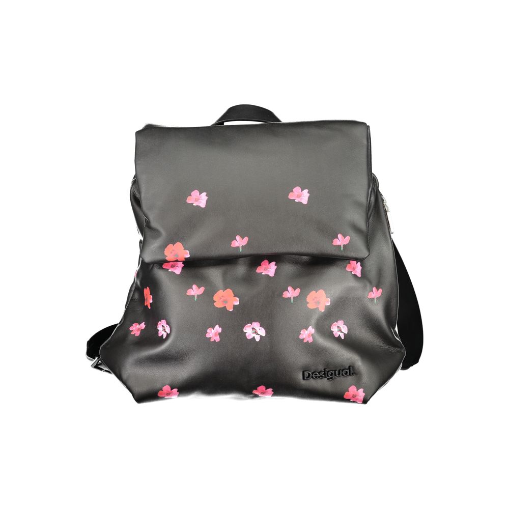 Desigual Schwarzer Polyethylen-Rucksack