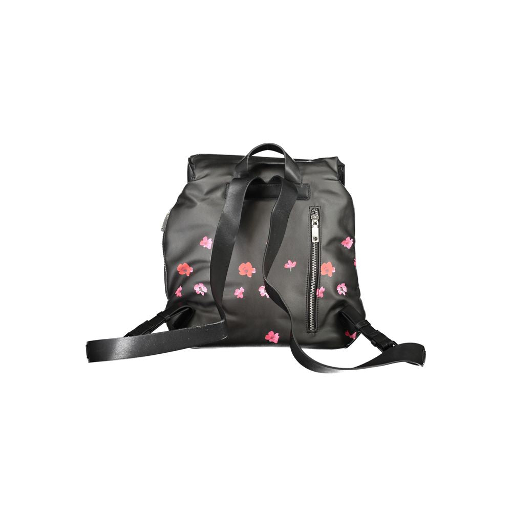 Desigual Schwarzer Polyethylen-Rucksack