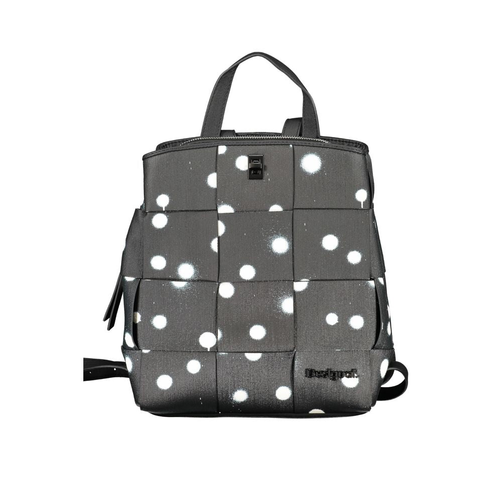 Desigual Schwarzer Polyethylen-Rucksack