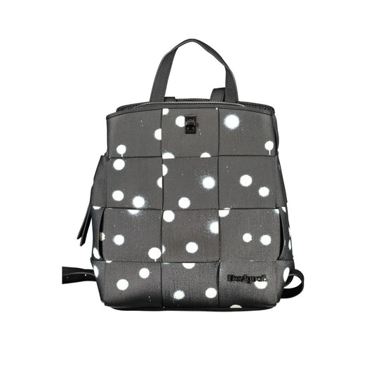 Desigual Schwarzer Polyethylen-Rucksack