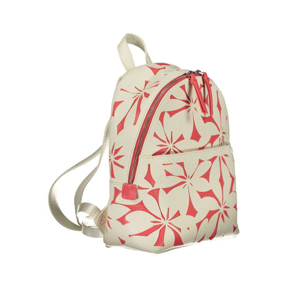 Desigual Weisser Polyethylen-Rucksack