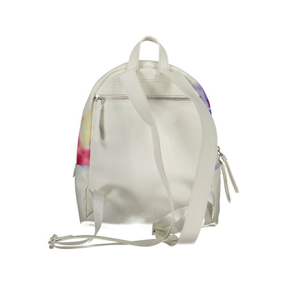 Desigual Weisser Polyester-Rucksack