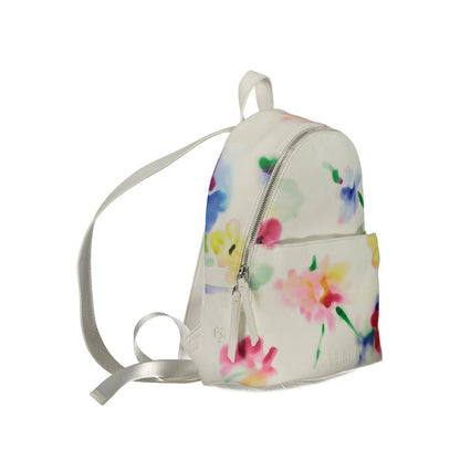 Desigual Weisser Polyester-Rucksack